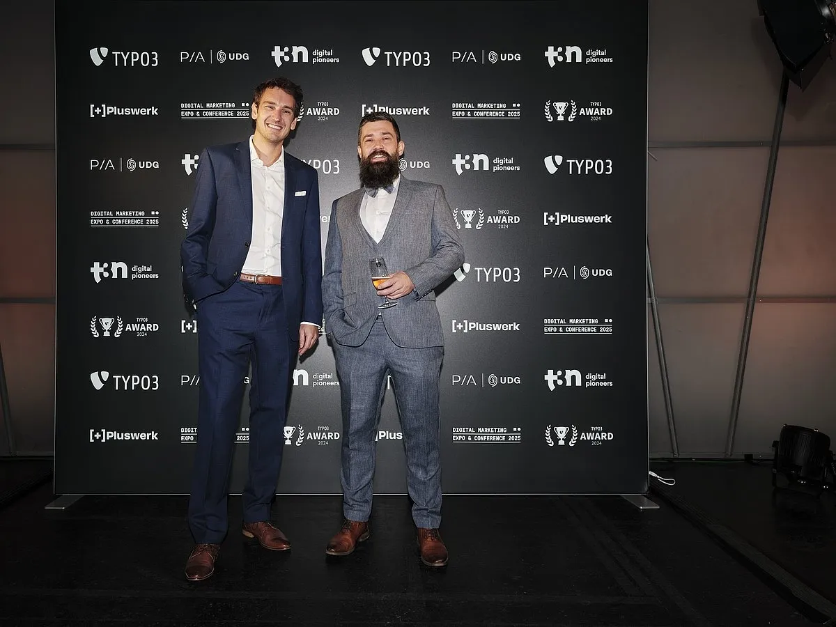 Martin und Andri im Anzug, ein seltenes Bild.