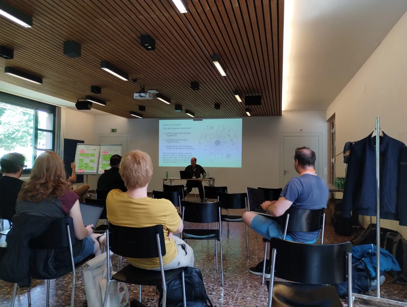 Jens Krumm bei seinem Talk zu Screaming Frog.